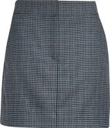 Veronica Beard Ford Houndstooth Wool Skirt