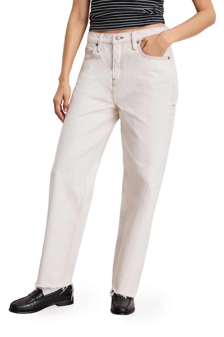 Good Standard Straight Leg Jeans, Main, color, PEARL001