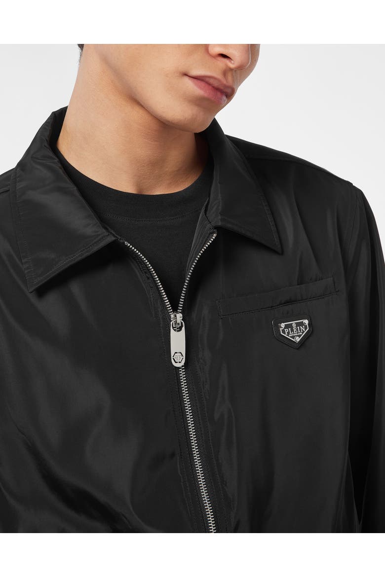 Nylon Coster Jacket Men, Alternate, color, black