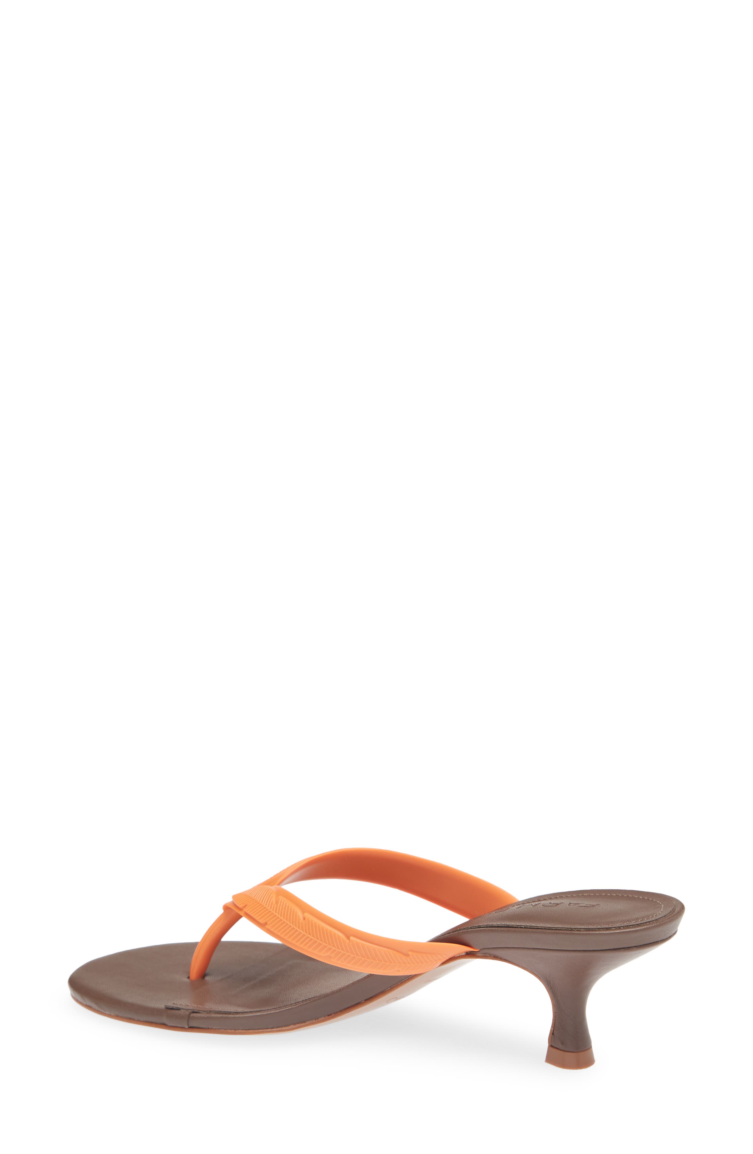 Rob Kitten Heel Sandal, Alternate, color, WALNUT