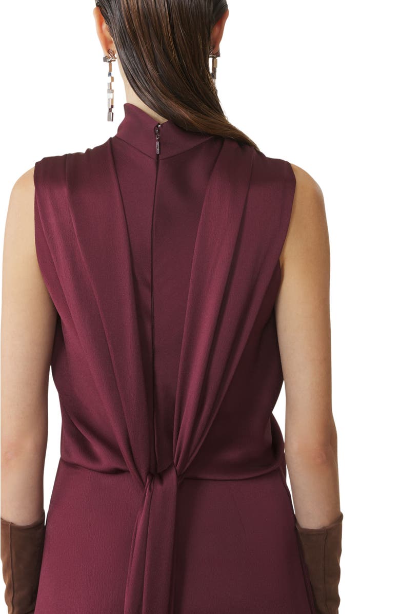 Lanvin Long Jumpsuit In Satin, Alternate, color, Bacchus