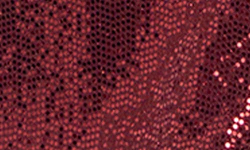 Bebe Disco Dot Halter Neck Body-con Dress In Wine