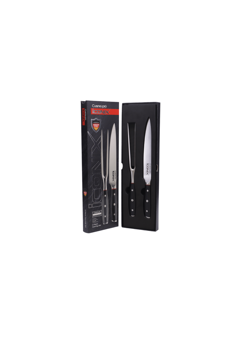 iconiX® Carving Knife Set, Alternate, color, Black