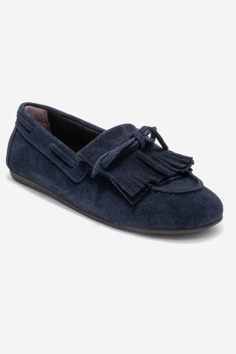 Axeli Leather Tassel Loafer (Women)