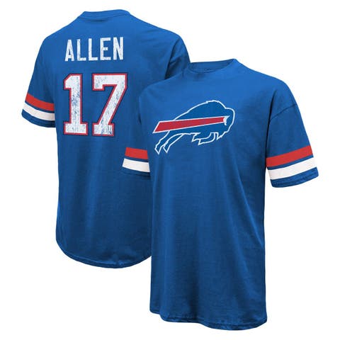 Men
s Majestic Threads Josh Allen Royal Buffalo Bills Name 
Number Oversize Fit T-Shirt