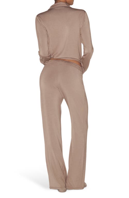 Skims Long Sleeve Pajama Set In Multi