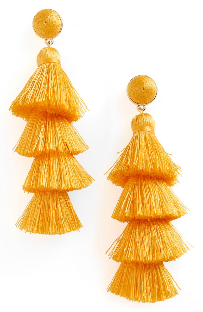 BaubleBar Gabriela Fringe Earrings, Main, color,
