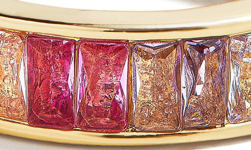Baublebar Lilly Cubic Zirconia Ring In Multi Pink