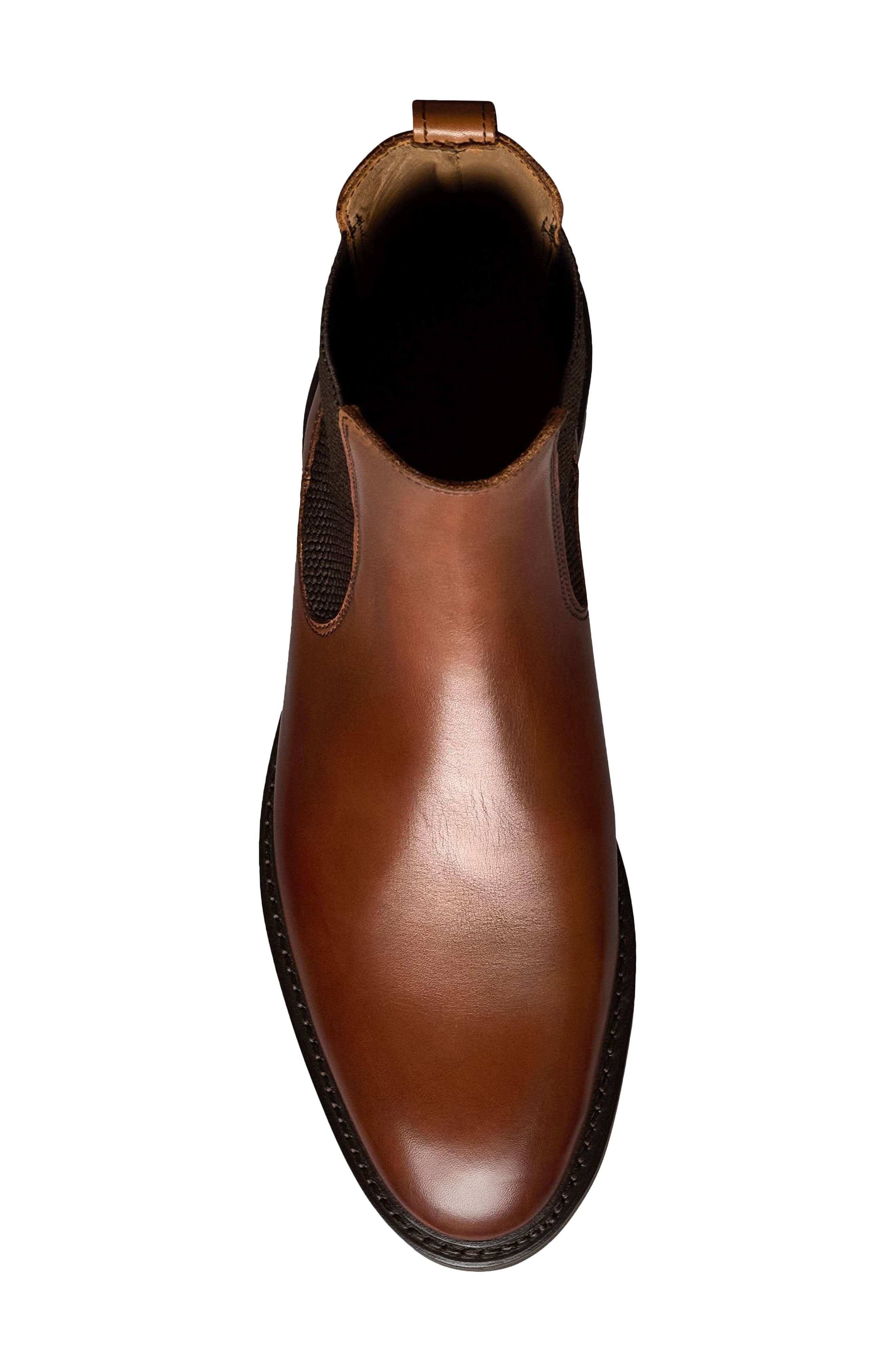Reed Leather Chelsea Boot, Alternate, color, CHILI
