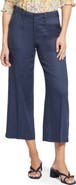 NYDJ Linen Blend Crop Wide Leg Pants