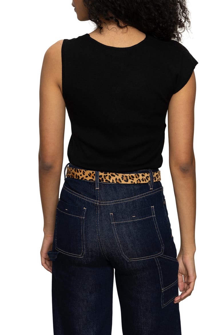 Asymmetric Twist Top, Alternate, color, BLACK
