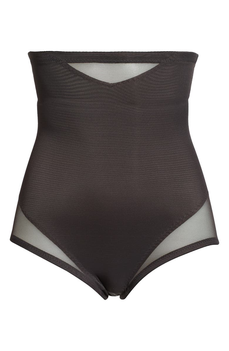 Miraclesuit<sup>®</sup> Sexy Sheer High Waist Shaping Briefs, Alternate, color, Black