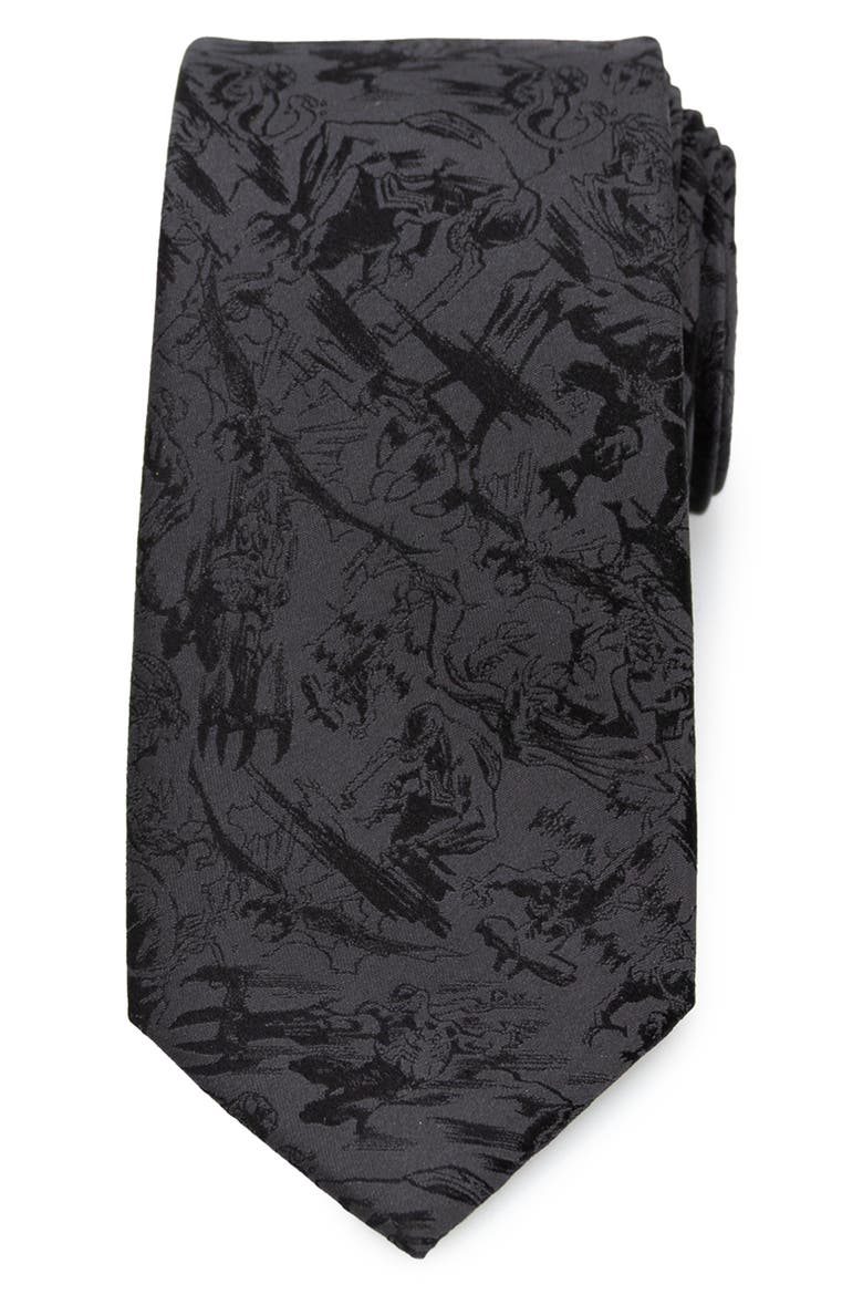 x Marvel Venom Silk Tie, Main, color, GRAY
