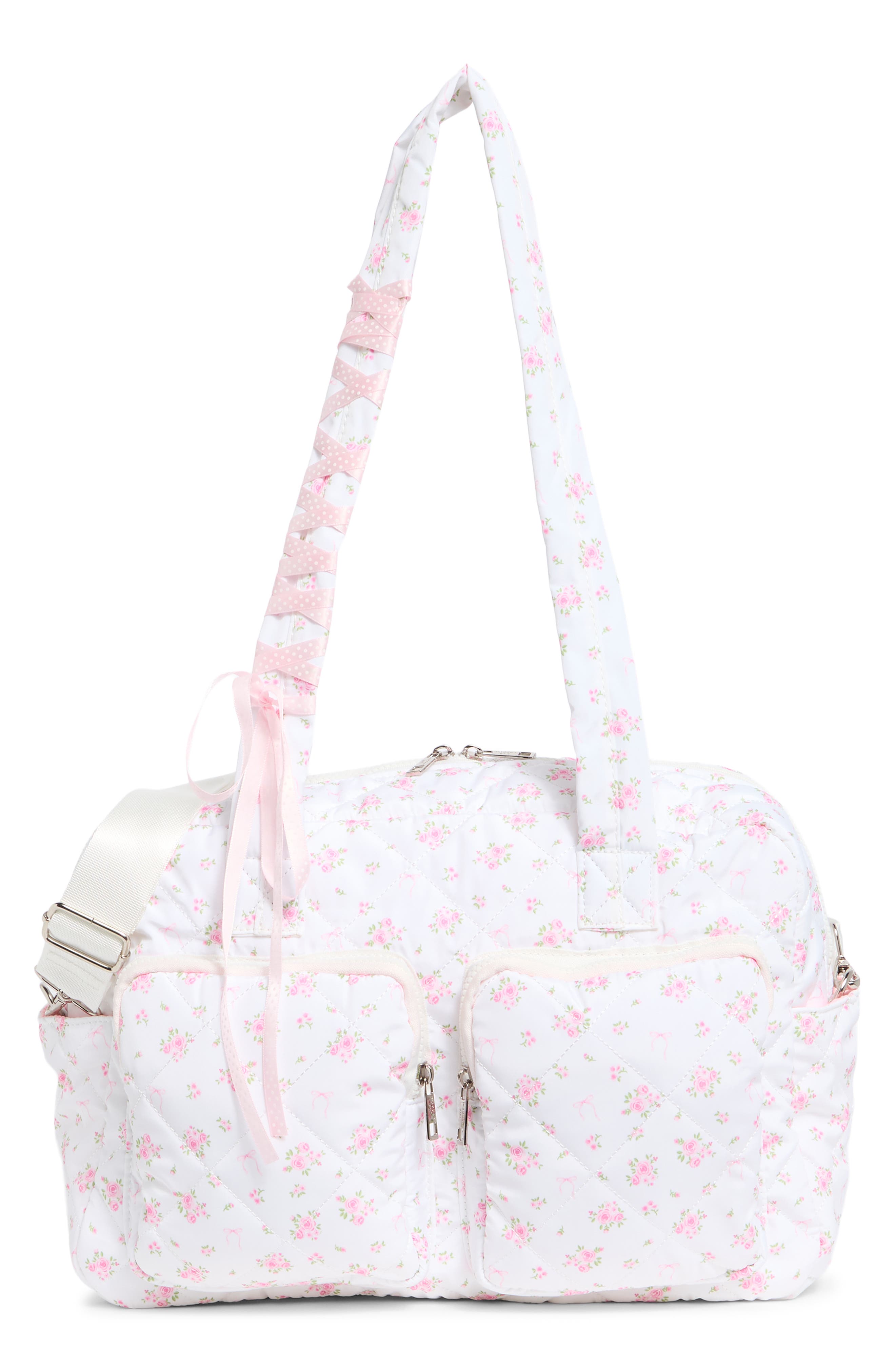 Madden Girl Quilted Duffle Bag