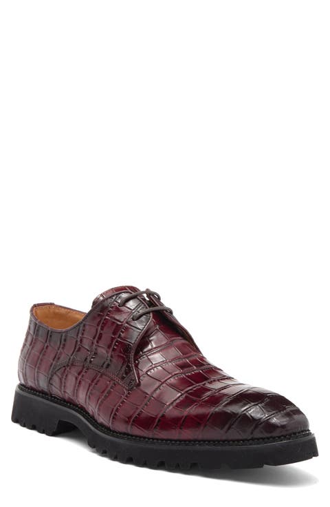 Centurion Croc Embossed Derby (Men)