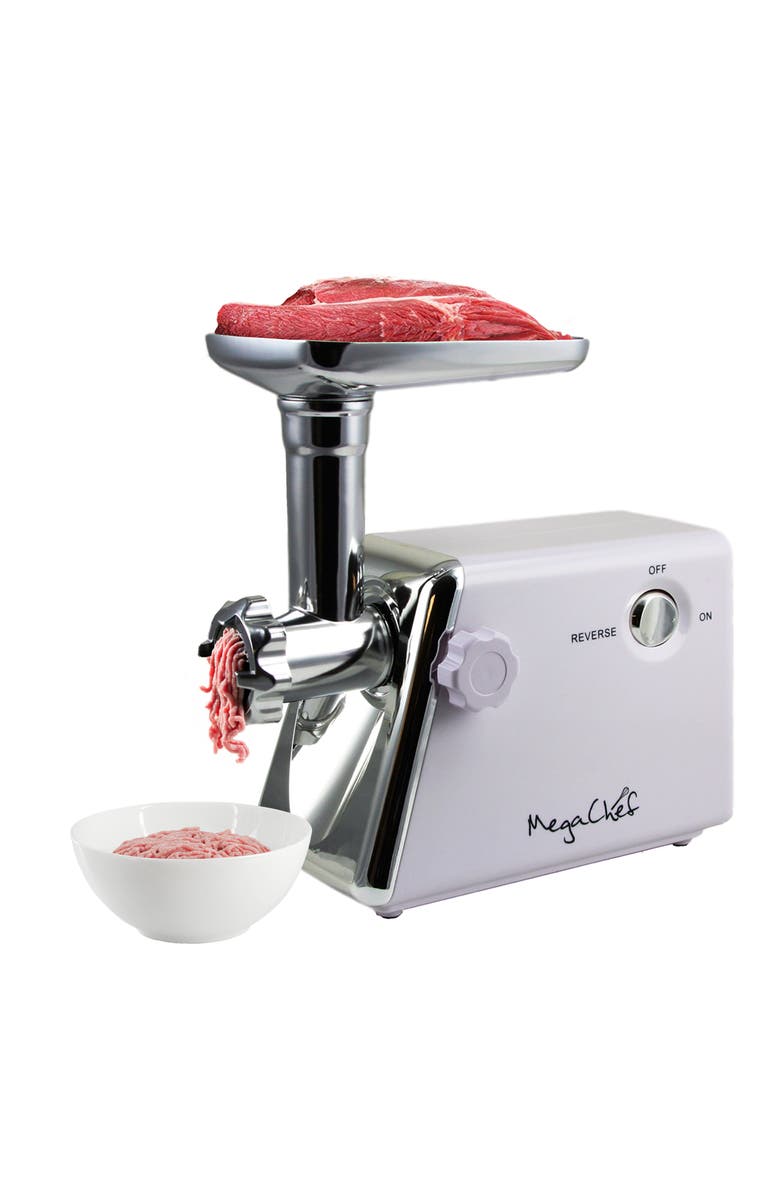 Megachef 1200 Watt Ultra Powerful Automatic Meat Grinder for Household Use, Main, color, 