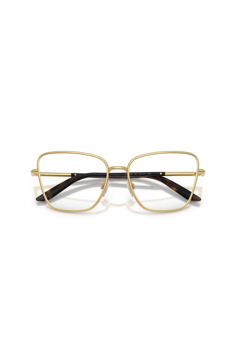 Dolce&Gabbana 57mm Cat Eye optical glasses, Alternate, color, Gold
