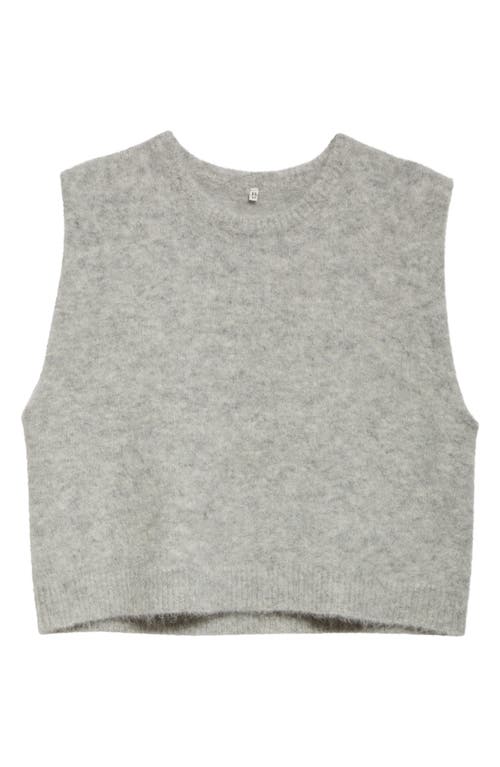 R13 Deep Armhole Sweater Vest In Gray