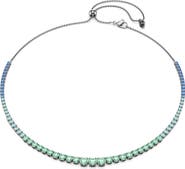 Swarovski Matrix Crystal Slider Necklace