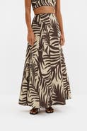 Malina Meline Jacquard Midi Skirt