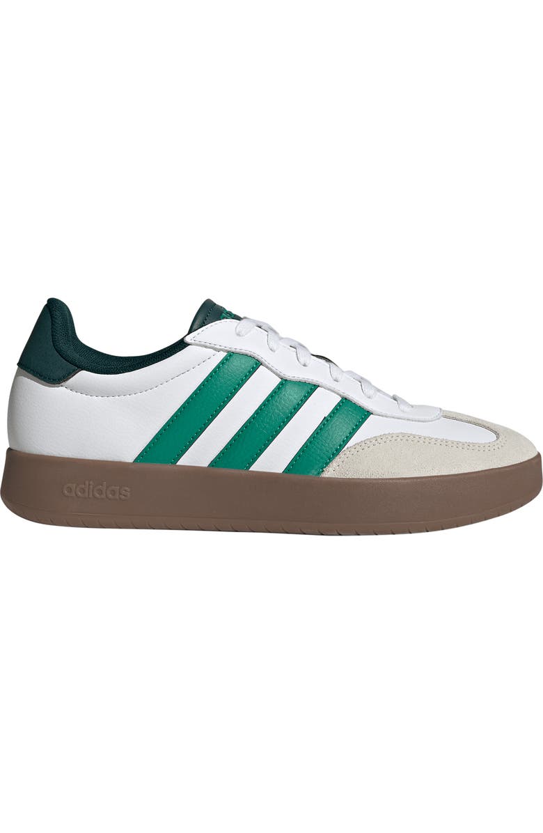 adidas Barreda Low Lace Sneaker, Alternate, color, White/ Green/ Aurora Ivy