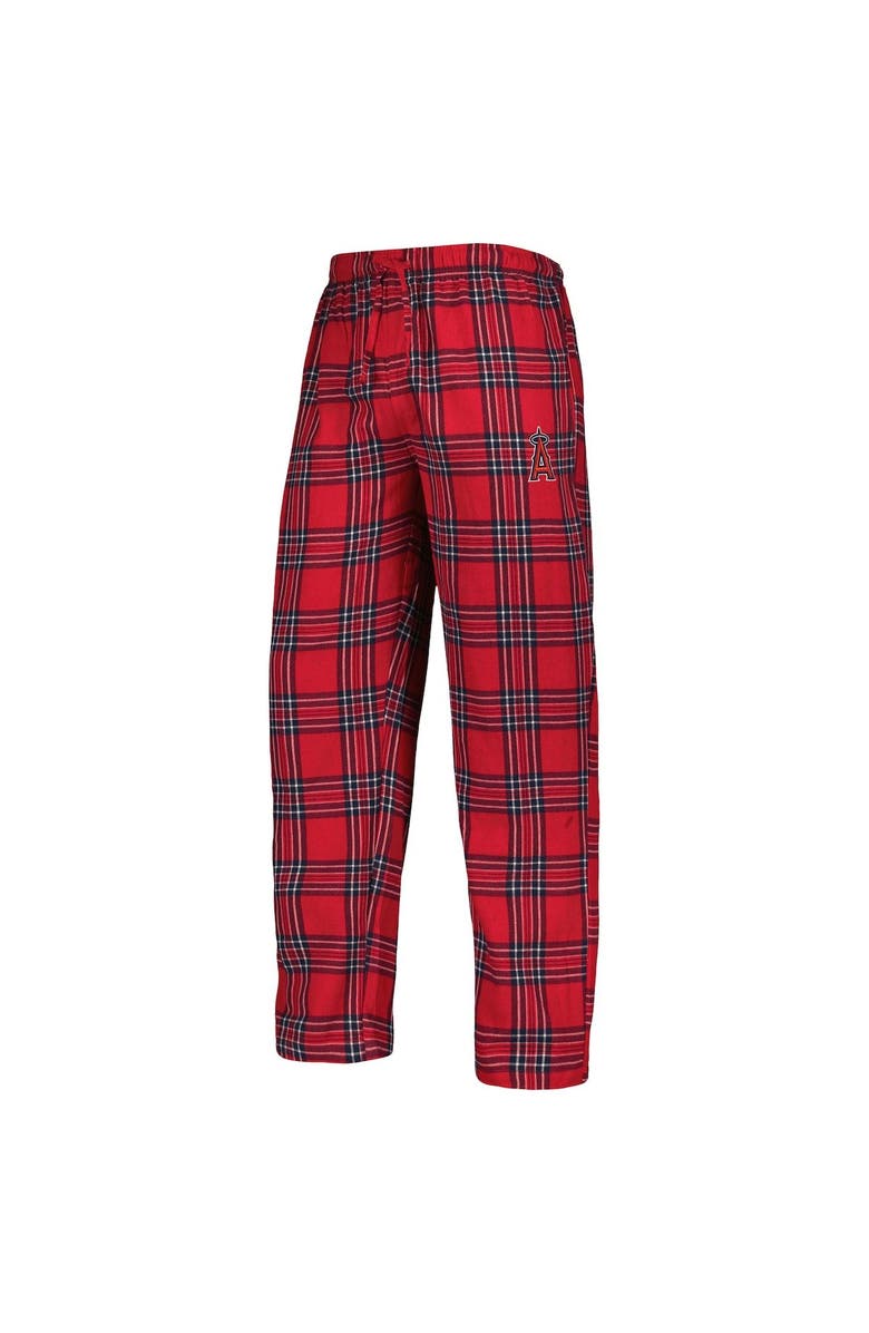 CONCEPTS SPORT Men's Concepts Sport Red/Navy Los Angeles Angels Badge T-Shirt & Pants Sleep Set, Alternate, color, 