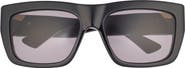 Bottega Veneta 57mm Square Sunglasses