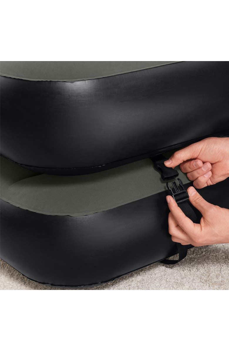 Bestway 3 In 1 Air Mattress 10 Inch Twin/King, Alternate, color,