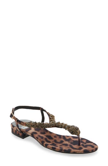 Jeffrey Campbell Kaa Snake Sandal In Animal Print