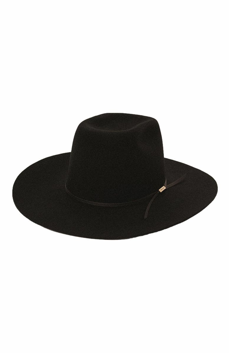 Two Roads Hat Co. Amarillo Bull Rider Crown Hat, Main, color, Black