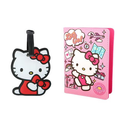 Passport Holder and Luggage Tag Set