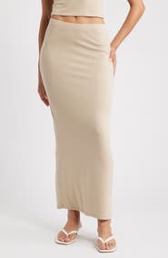 ARTLESS FOREVER Eloise Back Slit Maxi Skirt
