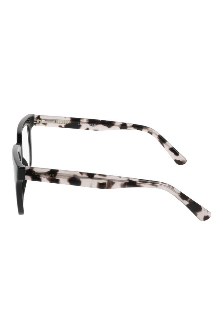 51mm Square Reading Glasses, Alternate, color, BLACK