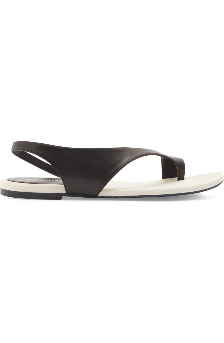 Jeffrey Campbell Sweetwater Slingback Sandal, Alternate, color, Black Cream Combo