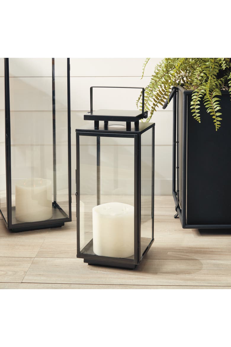 Alden Lantern, Alternate, color, Black