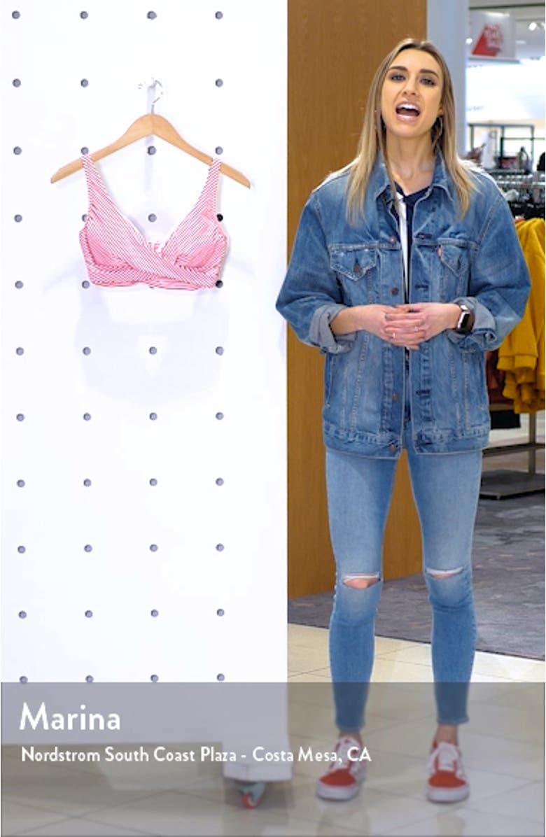 Sorrento Stripe Bikini Top, sales video thumbnail