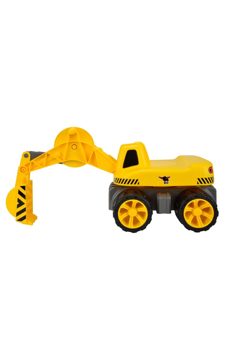 BIG Spielwarenfabrik, brand Aquaplay Power Worker Maxi Digger Excavator Vehicle, Alternate, color, Yellow