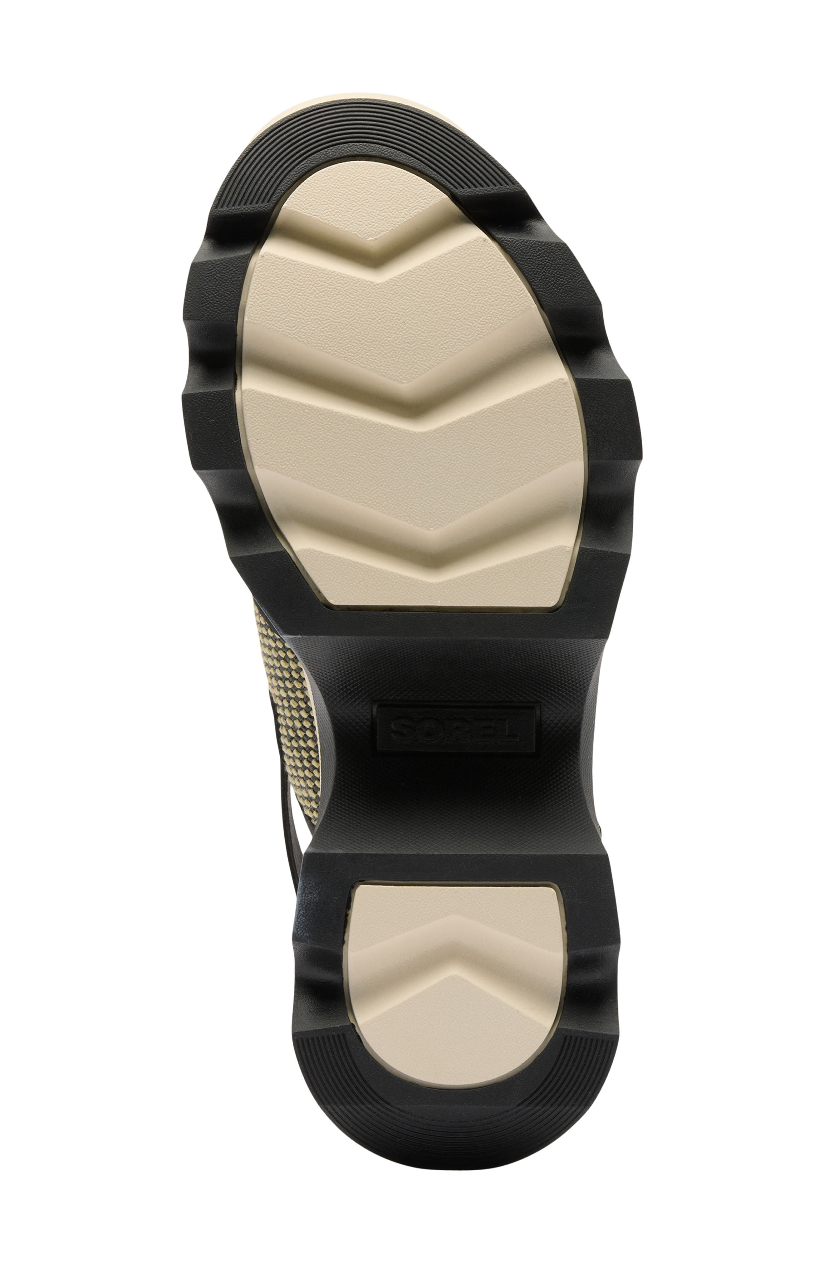 SOREL Kinetic<sup>™</sup> Aura Slingback Platform Sandal, Alternate, color, Black/ Bleached Ceramic