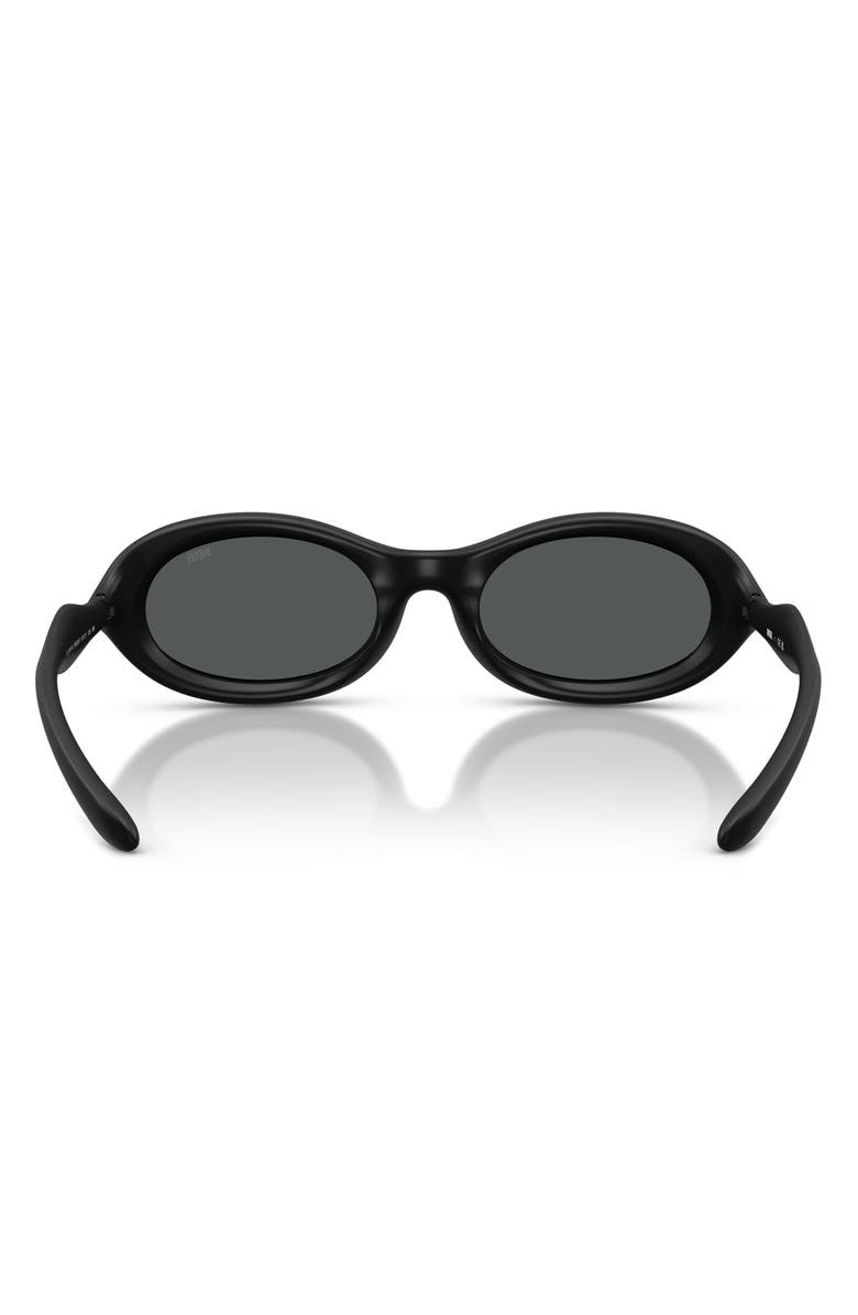 DIESEL<sup>®</sup> DL3011U 51mm Oval Sunglasses, Alternate, color, Matte Black / Dark Grey