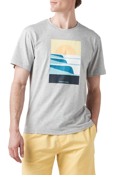 Sunrise Sports Fit Cotton Graphic Tee