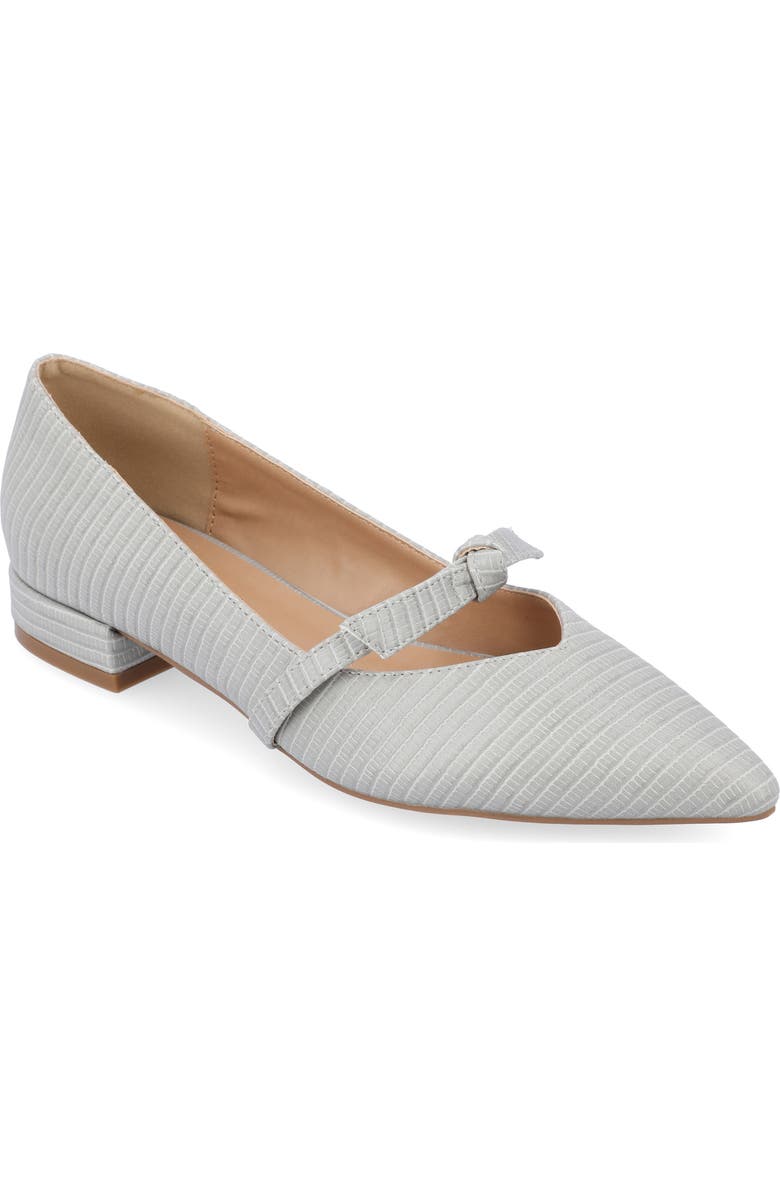 Journee Collection Cait Mary Jane Pump - Wide Width, Main, color, Grey