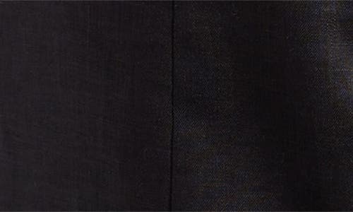 Ever New Mia Contrast Trim Linen Midi Dress In Black