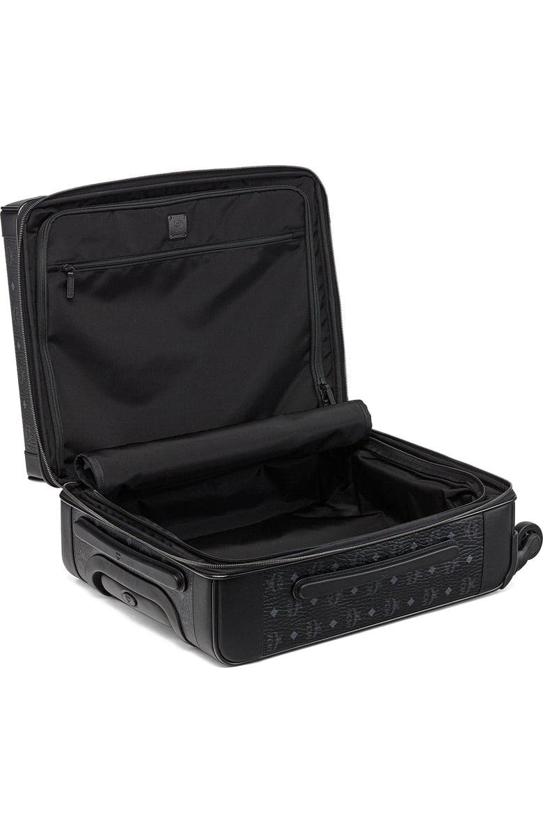 MCM Ottomar Trolley in Visetos, Alternate, color, Black