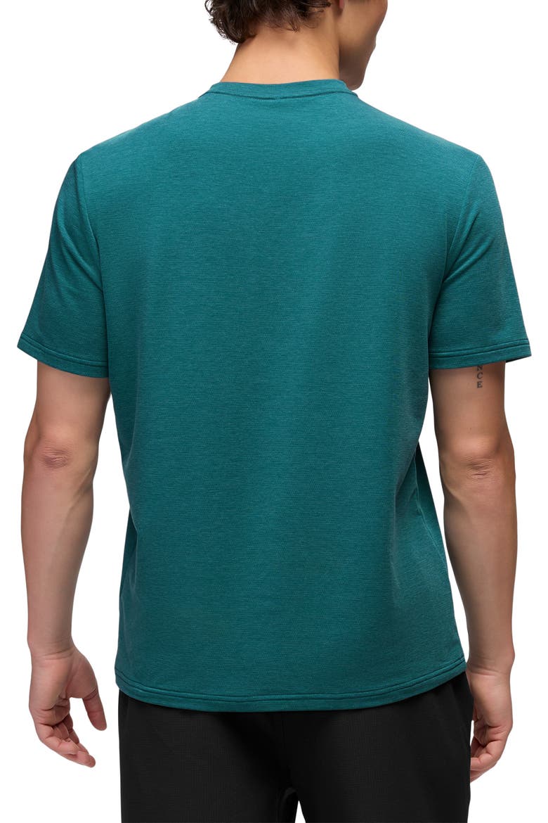 Tolmie Tech Performance T-Shirt, Alternate, color, BLUE CORAL HEATHER