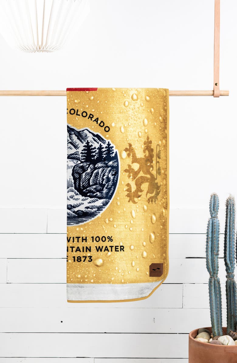 Slowtide Coors Beach Towel, Alternate, color,