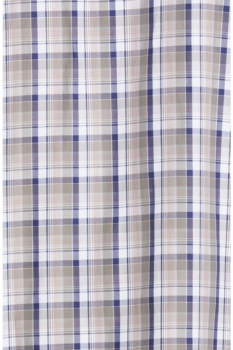 Centoquaranta Twill Button-Up Shirt, Alternate, color, DK BLU CK