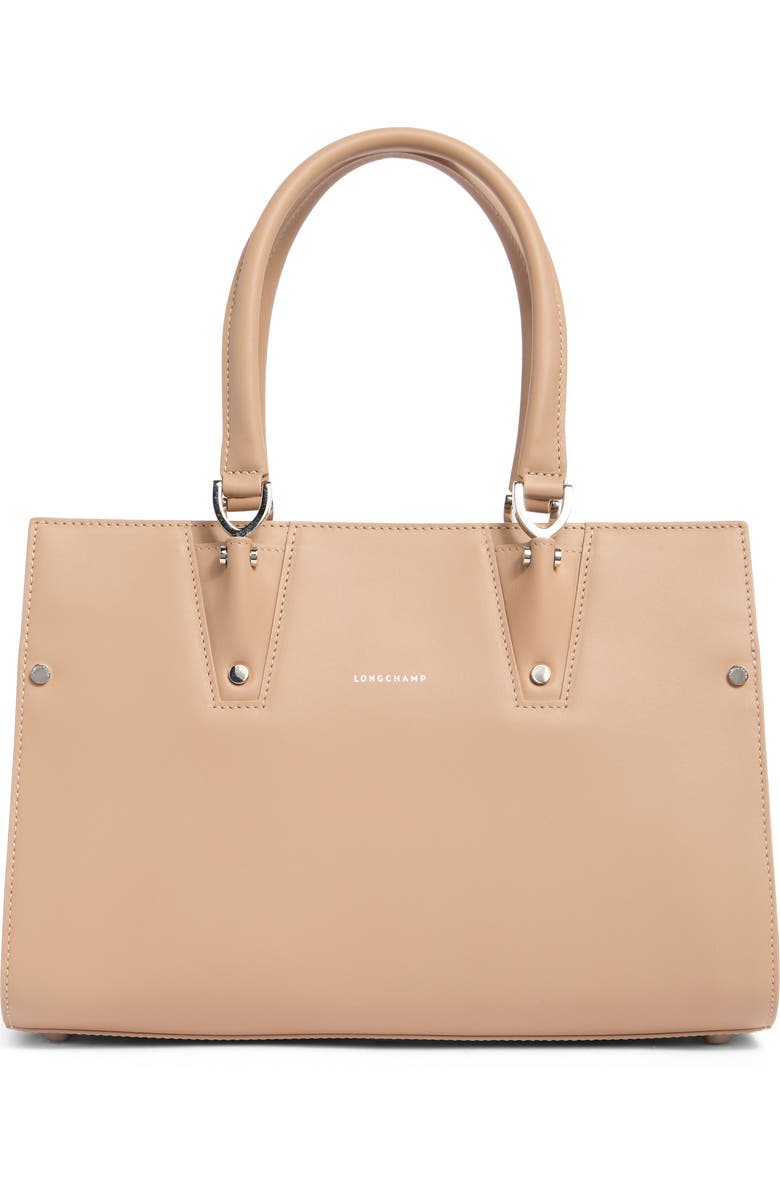 Longchamp Paris Premier Small Tote, Main, color, Sand