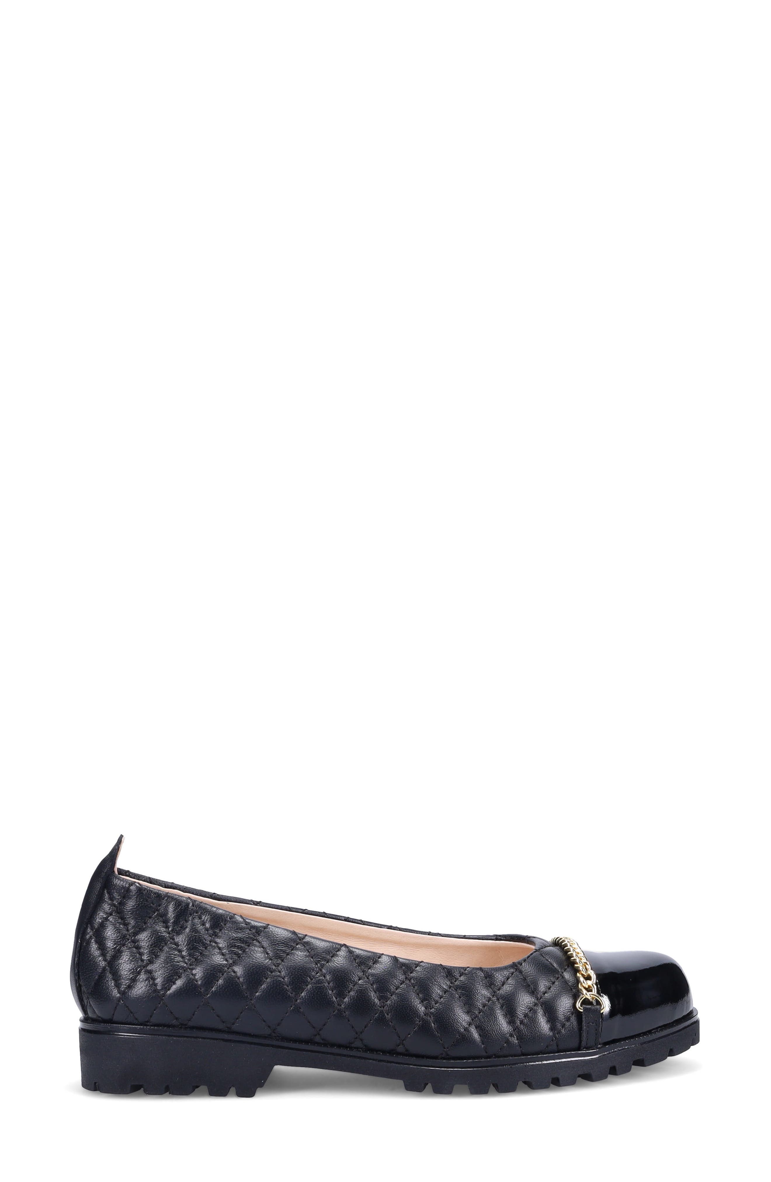 Ilonna Leather Skimmer, Alternate, color, ONYX