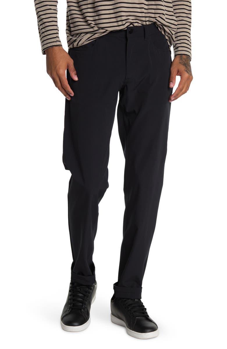 14th & Union 5-Pocket Performance Pants, Main, color, Black