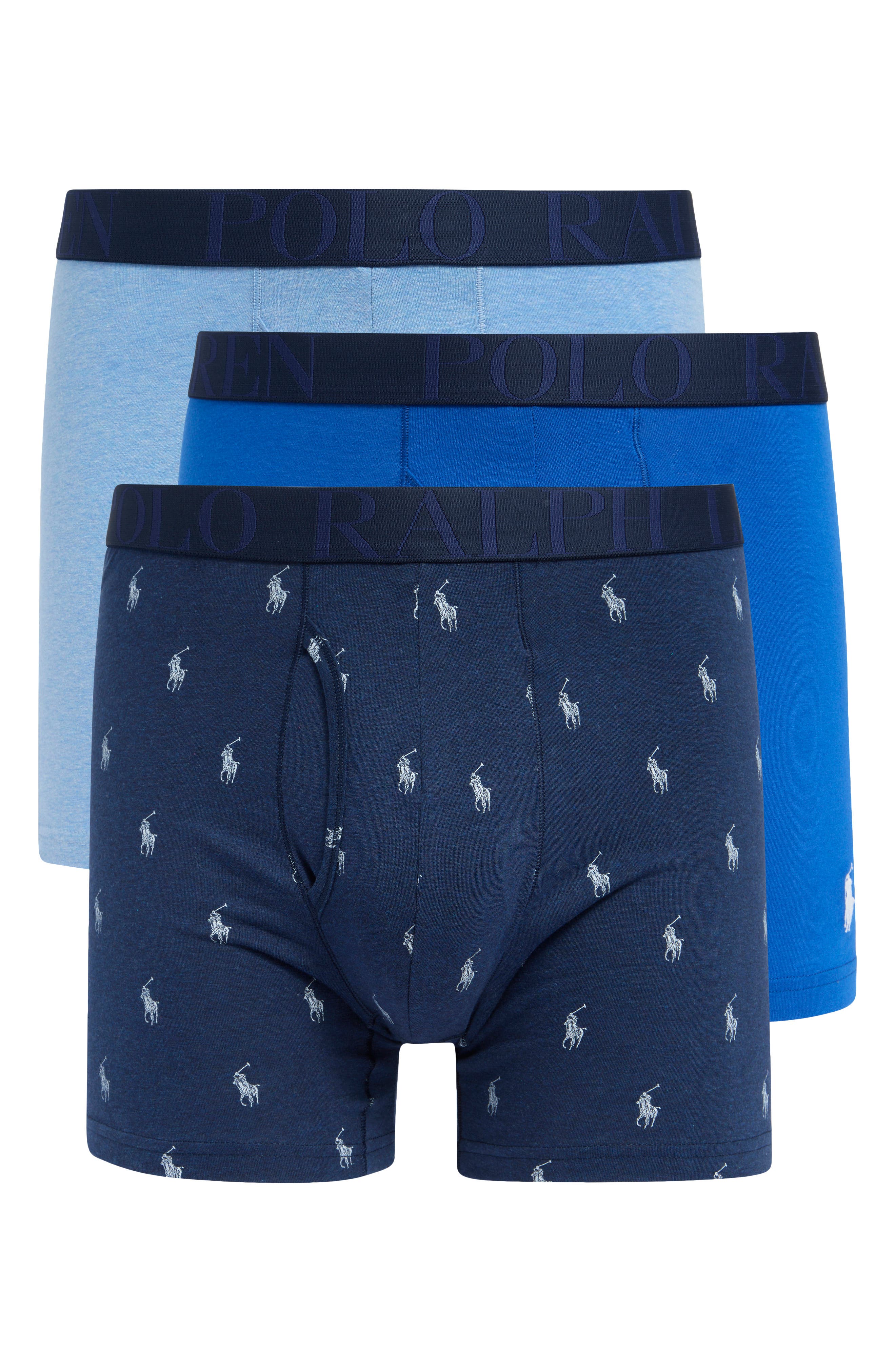 Polo Ralph Lauren Assorted 3-Pack Boxer Briefs